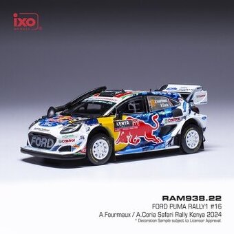 Modely Ford Puma Rally1 1:43 IXO