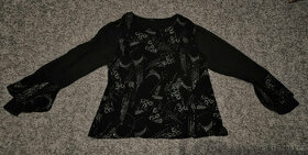 Černá společenská halenka vel. 46