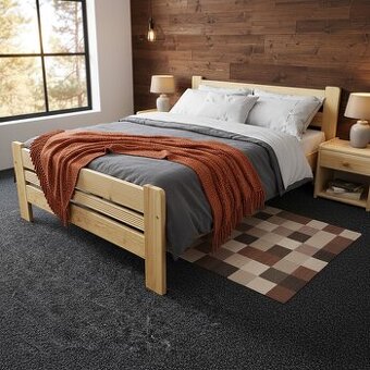 Prodám nové zvýšené masivní postele Pal 180x200cm