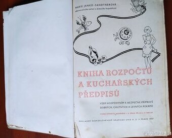 prodám knihu kuchařských předpisů-Janků-Sandtnerová,