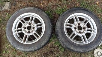 Prodám Alu 4x108 s pneu 195/60 R15
