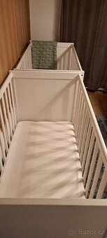 IKEA SUNDVIK 2ks - Postýlky, matrace a bohatá výbava