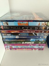 11x DVD filmy, pohádky