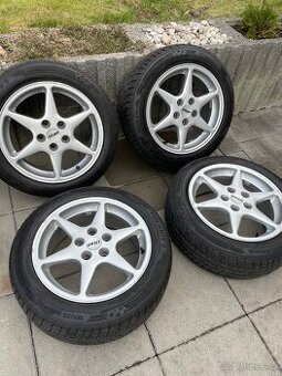 Alu kola 5x112 včetně zimních pneu 195/55 R16