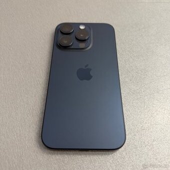iPhone 15 Pro 128GB, 100% baterie, 12 měsíců záruka
