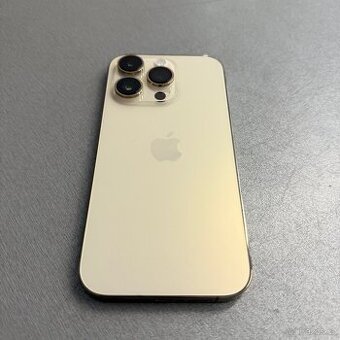 iPhone 14 Pro 256GB zlatý, top stav bez škrábance