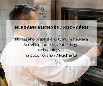 Kuchař / kuchařka Praha 5 Anděl