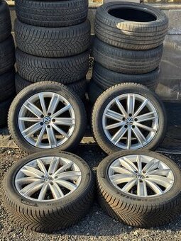 18" Originální ALU kola VW - nové celoroční pneu