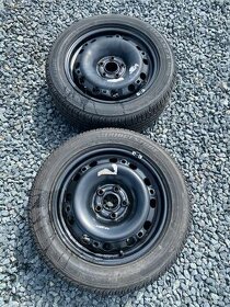2x letní kolo škoda fabia 195/55r15 5x100