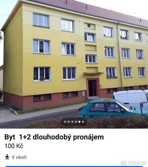 Pronajmu byt 1+2 v Habartově - 1