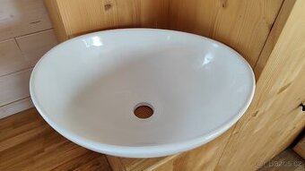 NOVÉ umyvadlo + černá vysoká baterie + černá výpusť MEXEN