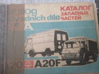 Katalog náhradních dílů AVIA A-20 a A-20F