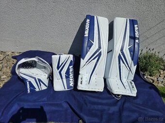 Brankářský set VAUGHN (vel. INT), bílo-modrá kombinace