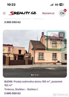 Rodinný dům Staňkov, okr.Domažlice