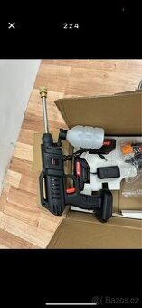 Aku tlaková myčka 21V – přenosná sada na mytí auta, kola i z