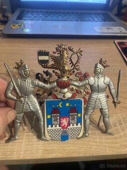 Starý velký odznak znak Budejovic