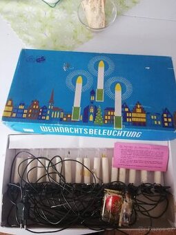 Vánoční osvětlení retro světýlka