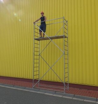 Pracovní věž / lešení Eurosolo-S4 (pojízdné) - NOVÉ