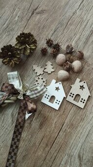 Sada na dozdobeni vánočního věnce