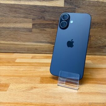 IPhone 16 256GB, černý, 100% baterie, eSIM (rok záruka)