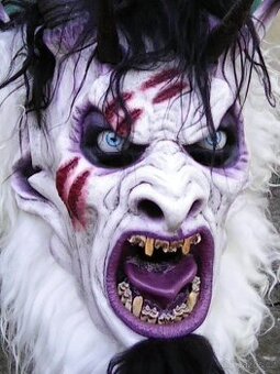 krampus maska DÉMONA