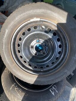 Plechové disky 16” 5x114,3 a zimní pneu 205/60/R16