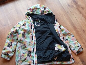 Dívčí bunda RipCurl+2x oteplovačky+sotshelky, vel. 10-12 let