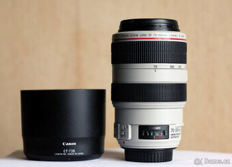 Canon EF 70-300 mm f/4-5,6 L IS USM, ostrý, kompaktní "L"