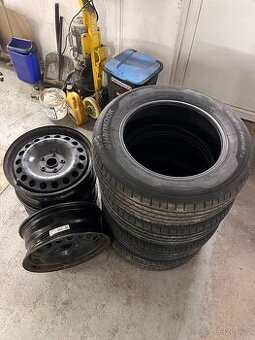 Plechové disky + Letní pneumatiky