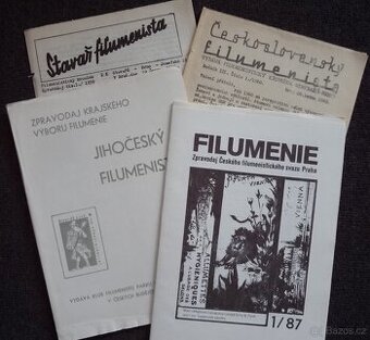 Časopisy, katalog a další publikace - filumenie, zápalky, si