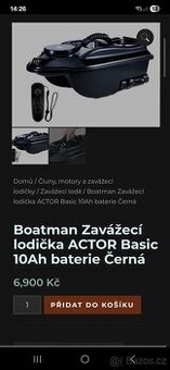 Zavážecí lodička BOATMAN