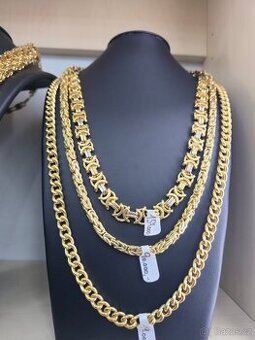 Prodám zlatý řetěz, řetízek, náramek, zlato