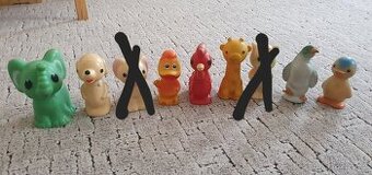 Retro gumové hračky