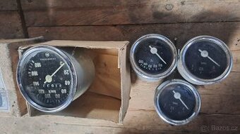 Budíky škoda 105, 120, garde, rapid chrom rámeček