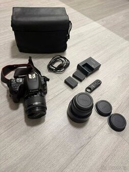 Canon EOS 250 + příslušenství