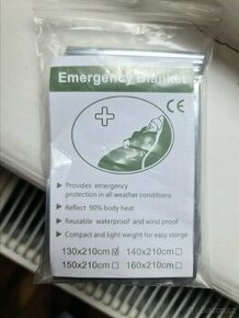 Izotermicka stříbrná fólie 130x210cm