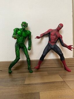 Vzácné velké figurky Spider-man a Green Goblin