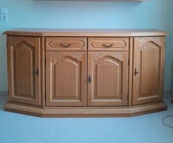 Komoda masivní rustikální - délka 185 cm