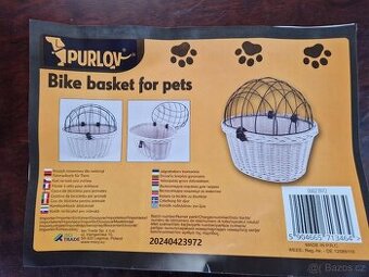 Koš na kolo pro psa nebo kočku