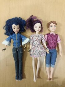 3 panenka Hasbro Evie Mal Ben barbie Descendants