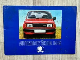 Škoda 1985 katalog