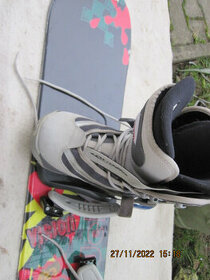 Snowboard Vision 120 včetně nášlapového vázání Oxygen a bot
