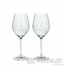Set 2 luxusních pohárů na víno
