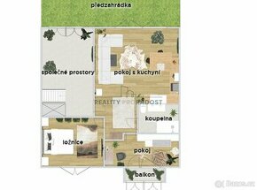 Prodej bytu 3 + kk 76m² S. K. Neumanna, se zahradou, Bílovic - 1