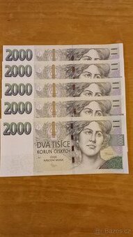 2000 Kč postupka