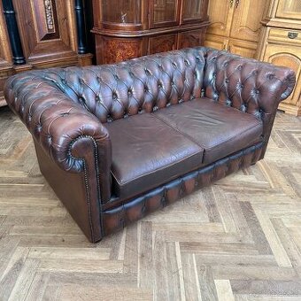 Chesterfield original Velká Británie, pravá kůže - 1
