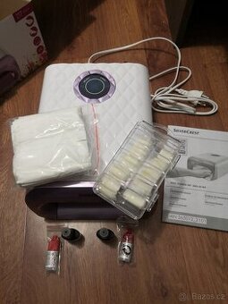 ÚV lampa silver crest nail studio set