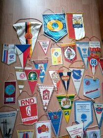Vlaječky firemní, města a jiné, retro, 70-80 léta - 1