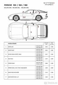 Porsche 924, 944, 968 - Těsnící gumy