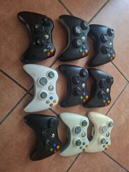 9x ovladac na x box 360 na díly
